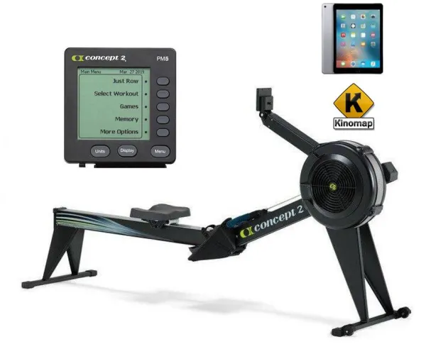 Concept2 Model D PM5 Høj Romaskine Sort